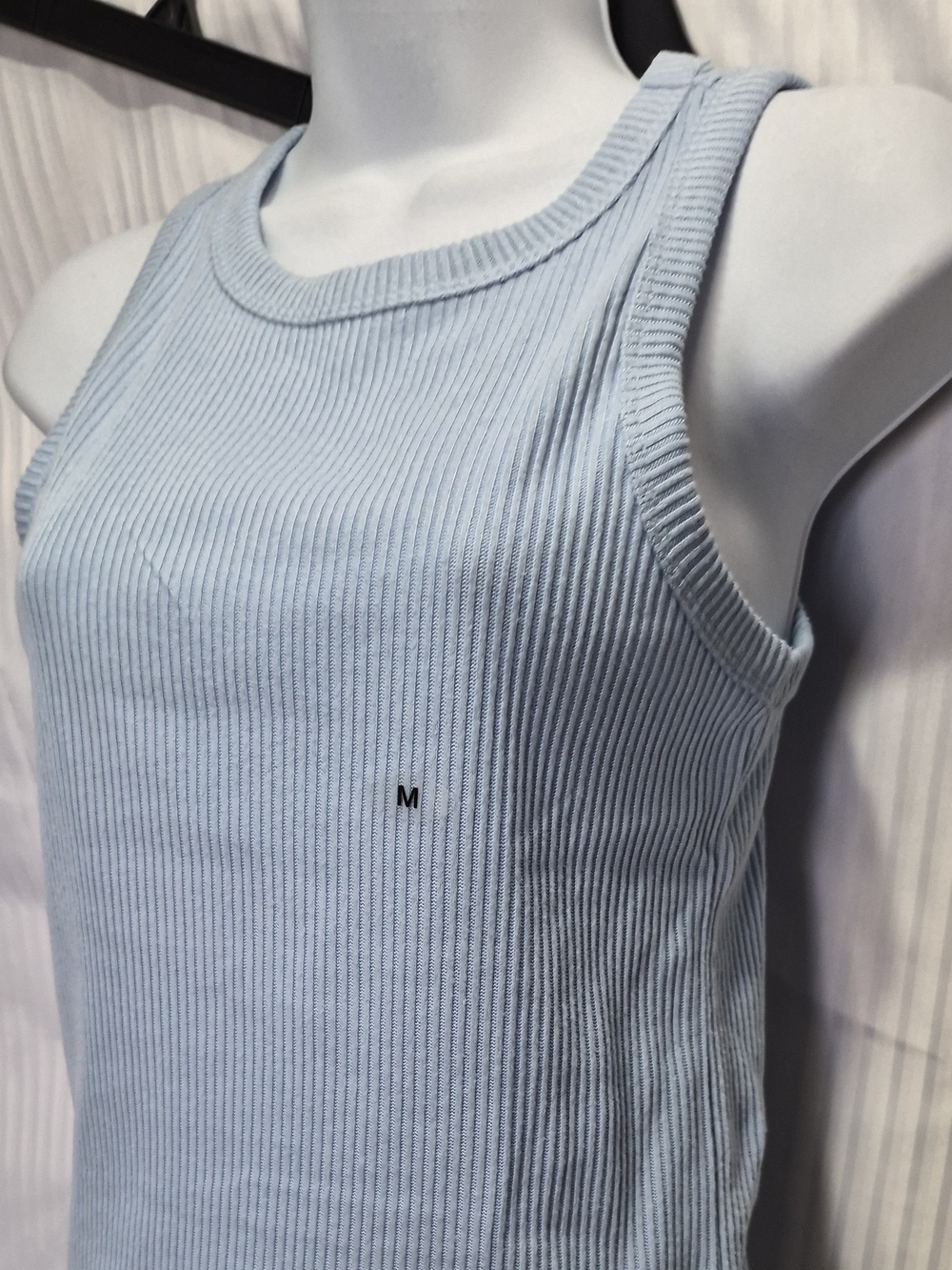 Maurices 24/7 Light Blue Ribbed Tank Top NWT - Picture 8 of 8